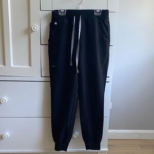 Figs Black Technical Collection Scrub Pants